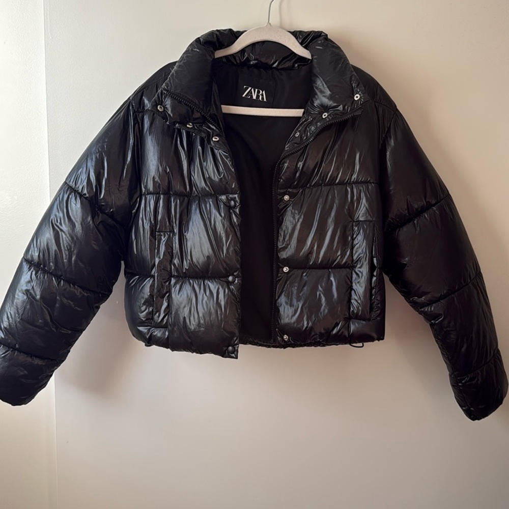 ZARA black puffer jacket